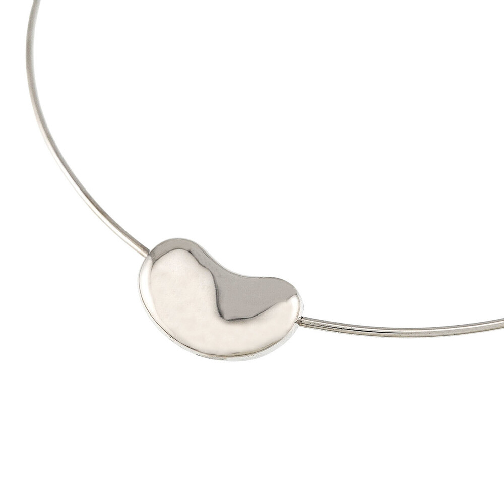 TIFFANY Silver Bean Necklace